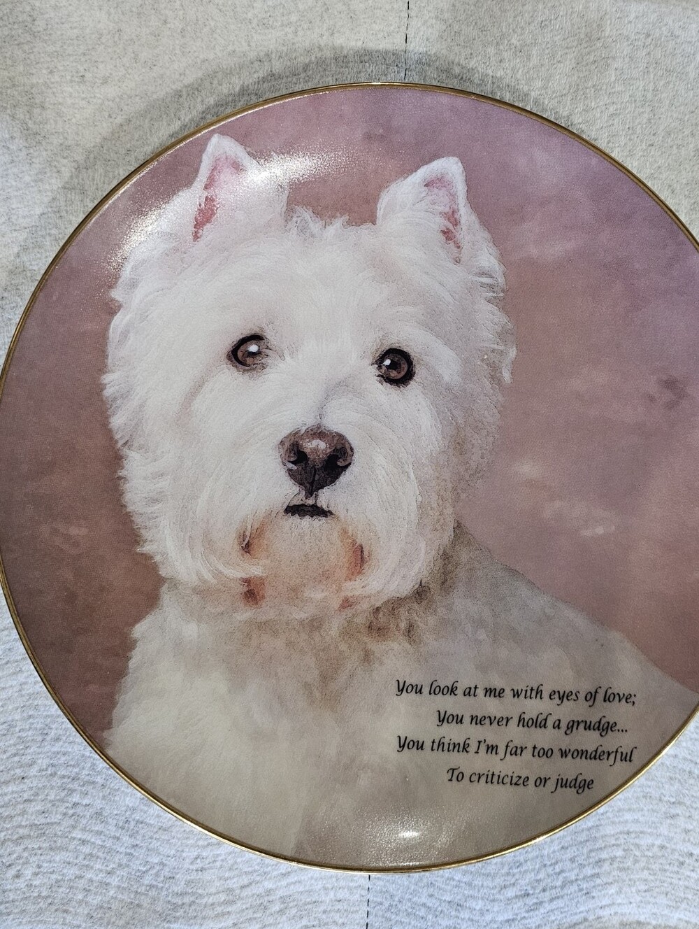 Dining plate - decorative Danbury Mint Plate No.A2132